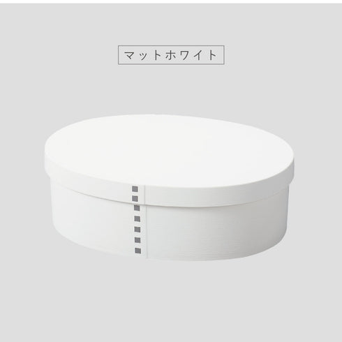 曲げわっぱ モノトーン 一段弁当 大.|s9