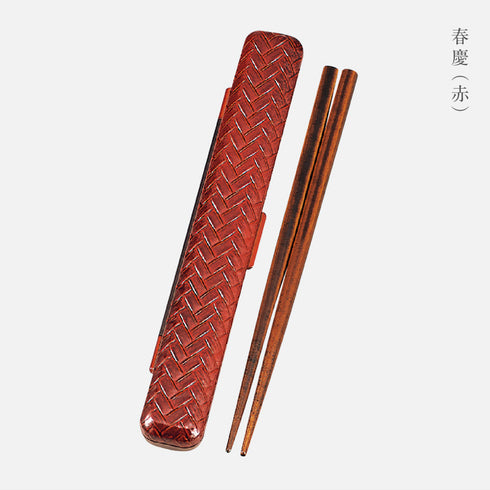 18.0あじろ箸箱セット.|s6