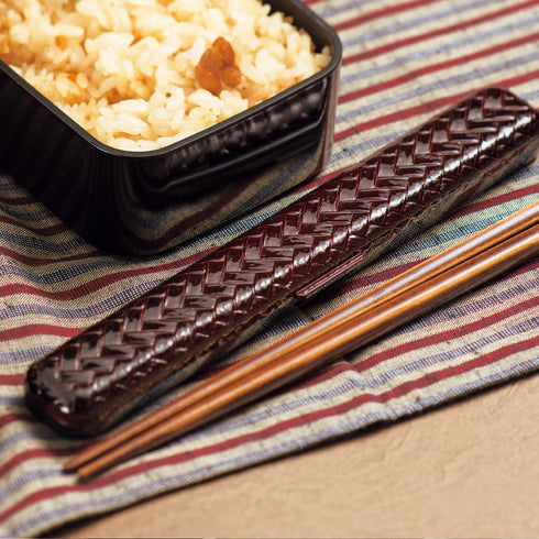 23.0あじろ箸箱セット.|s3