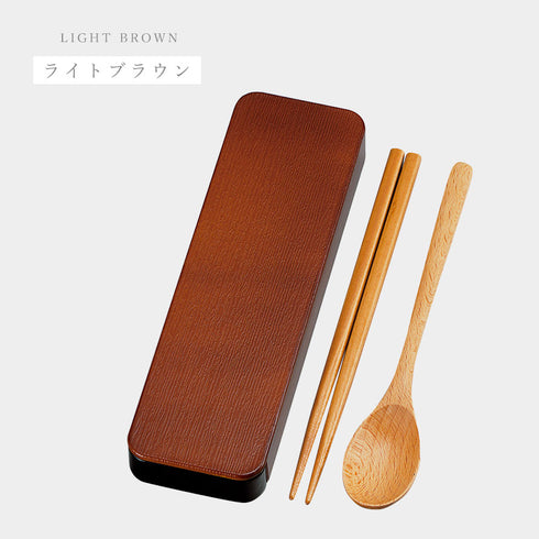 18.0 木目スライド スプーン&箸セット.|s7