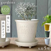 gardens パピエ エコポット丸型 5号.|m2