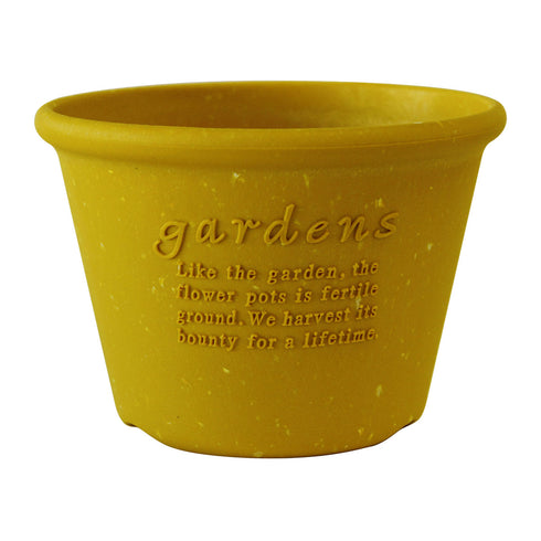 gardens パピエ エコポット浅型 6号