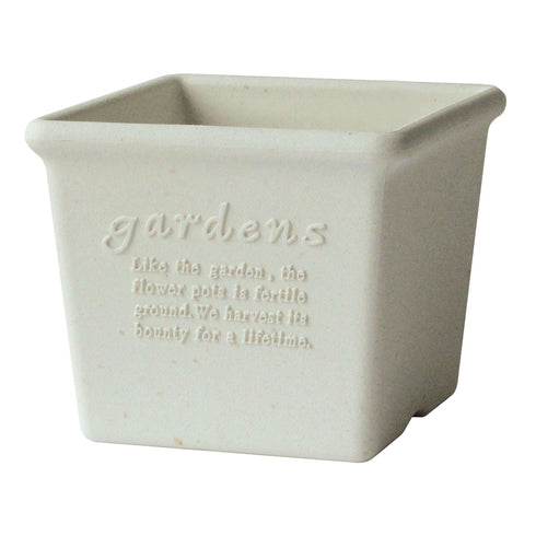 gardens パピエ エコポット角型 120