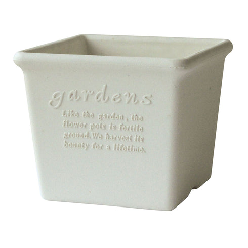 gardens パピエ エコポット角型 150