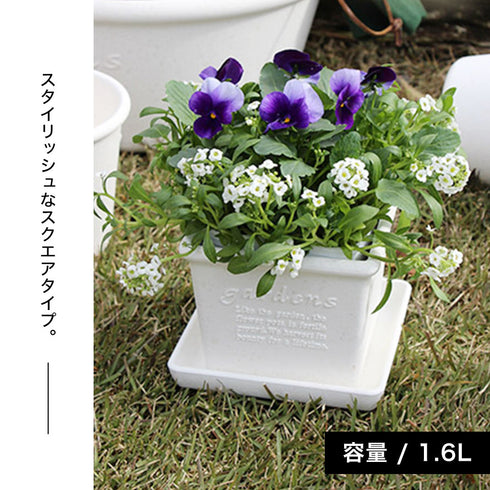 gardens パピエ エコポット角型 150.|s2