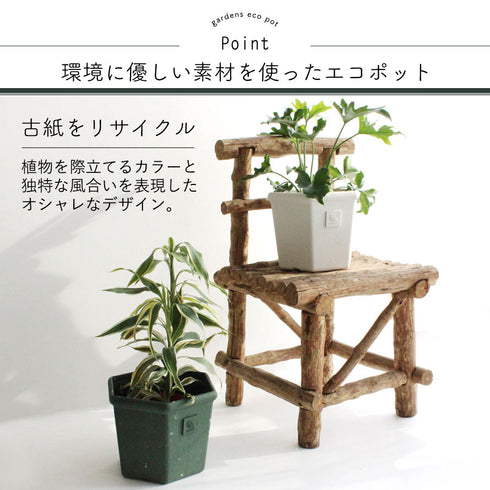 gardens パピエ エコポット六角型 200.|s2