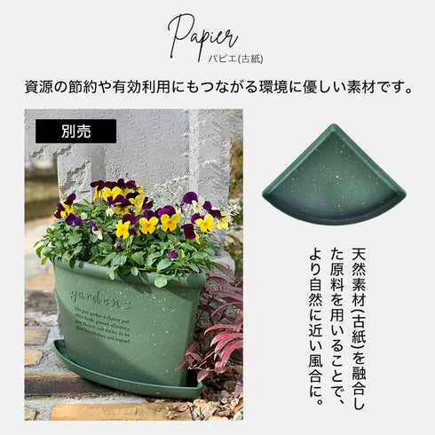 gardens コーナーエコプレート パピエ 260.|s5
