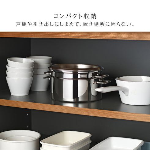 コンパクトスチームポット 17cm.|s6