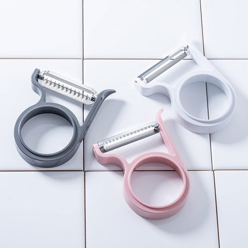 軽い力でスーッと切れる千切りピーラー.|s13