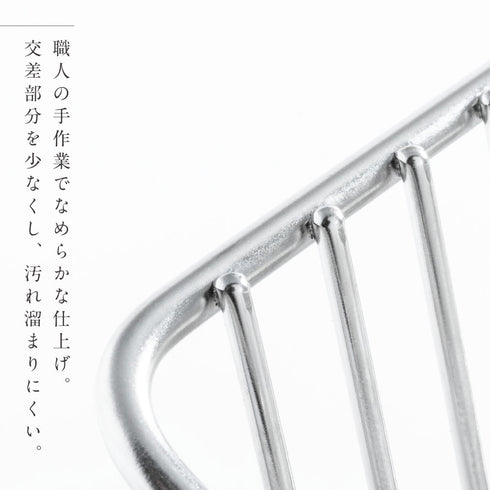 ステンレス水切りかご 22cm.|s10