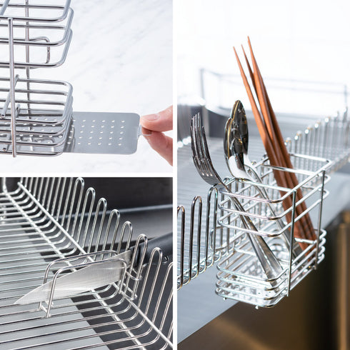 ステンレス水切りかご 22cm.|s6