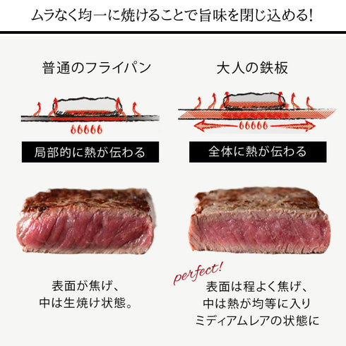 大人の鉄板 フライパン26cm 蓋付き.|s3