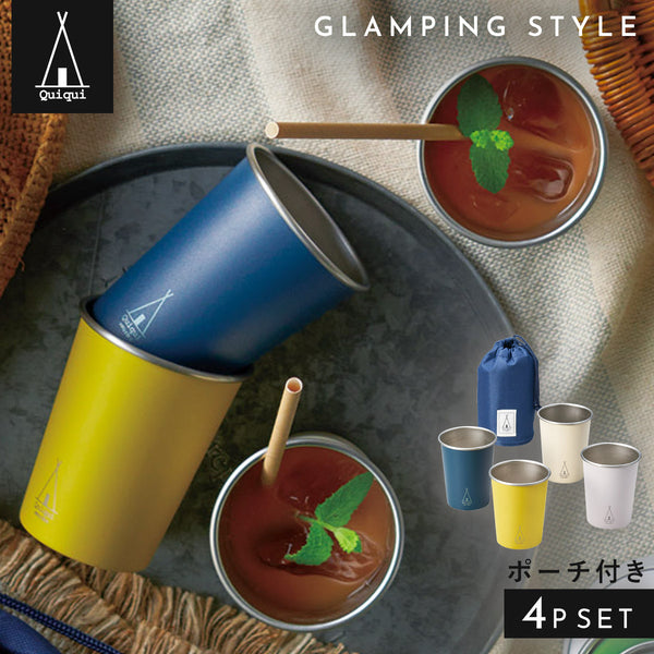 アウトドア ステンレス一重カップセット.|m2