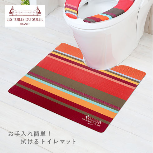 レ・トワール・デュ・ソレイユ PVCトイレ足元マット.|s1