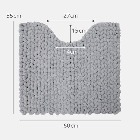 MOU トイレ足元マット+フタカバー 2点セット.|s13