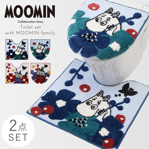 ペルホネン トイレ足元マット+フタカバー 2点セット.|m2