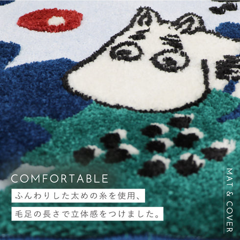 ペルホネン マット・フタカバー・ペーパーホルダー・スリッパ 4点セット.|s3