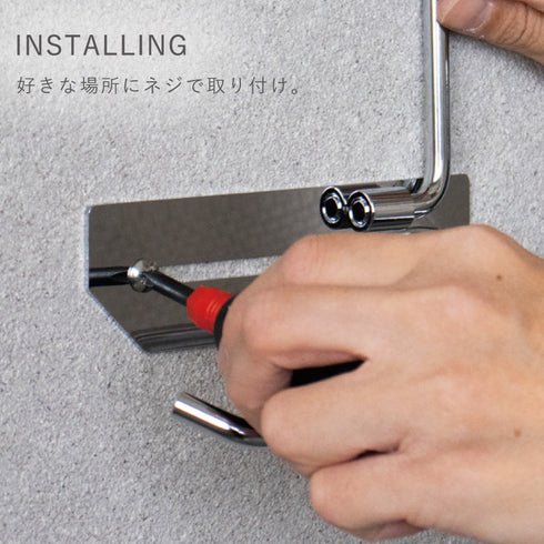 ステンレストイレットペーパーホルダー Thea-シア- シングル.|s4